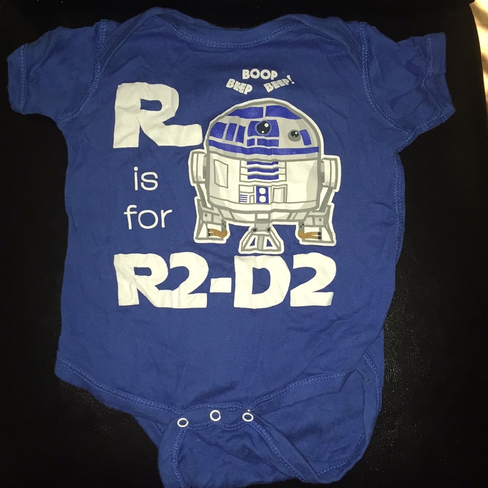 Star Wars r2d2 onesie shirt 6-12 months